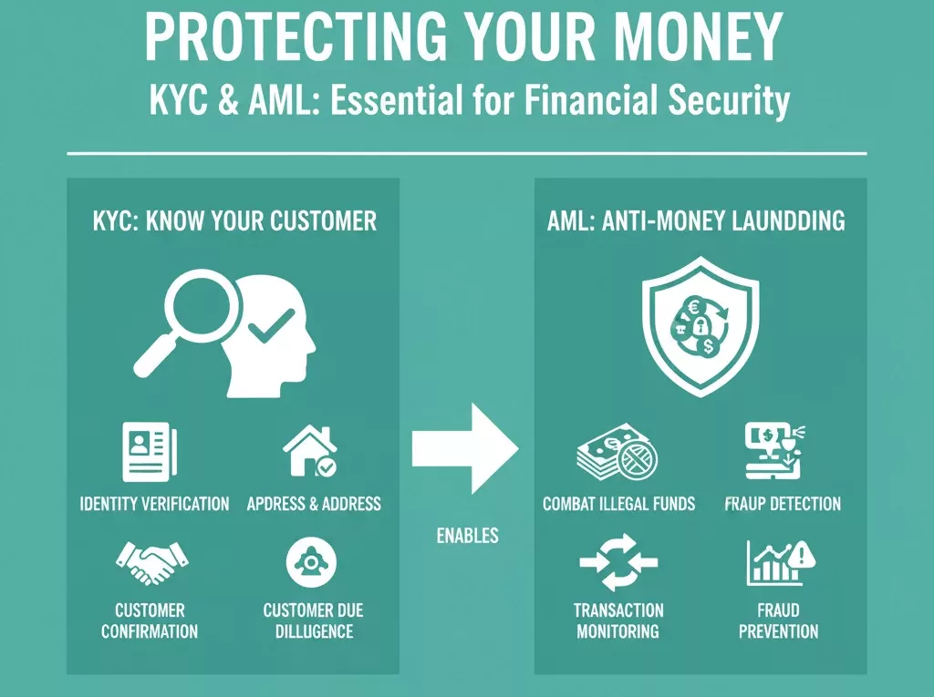 KYC et AML : Comprendre la vérification et la sécurité des transferts