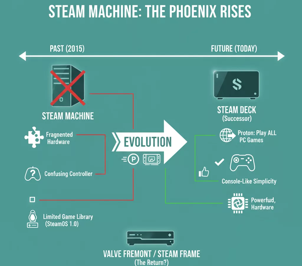 La Steam Machine : le retour du PC‑gaming dans le salon