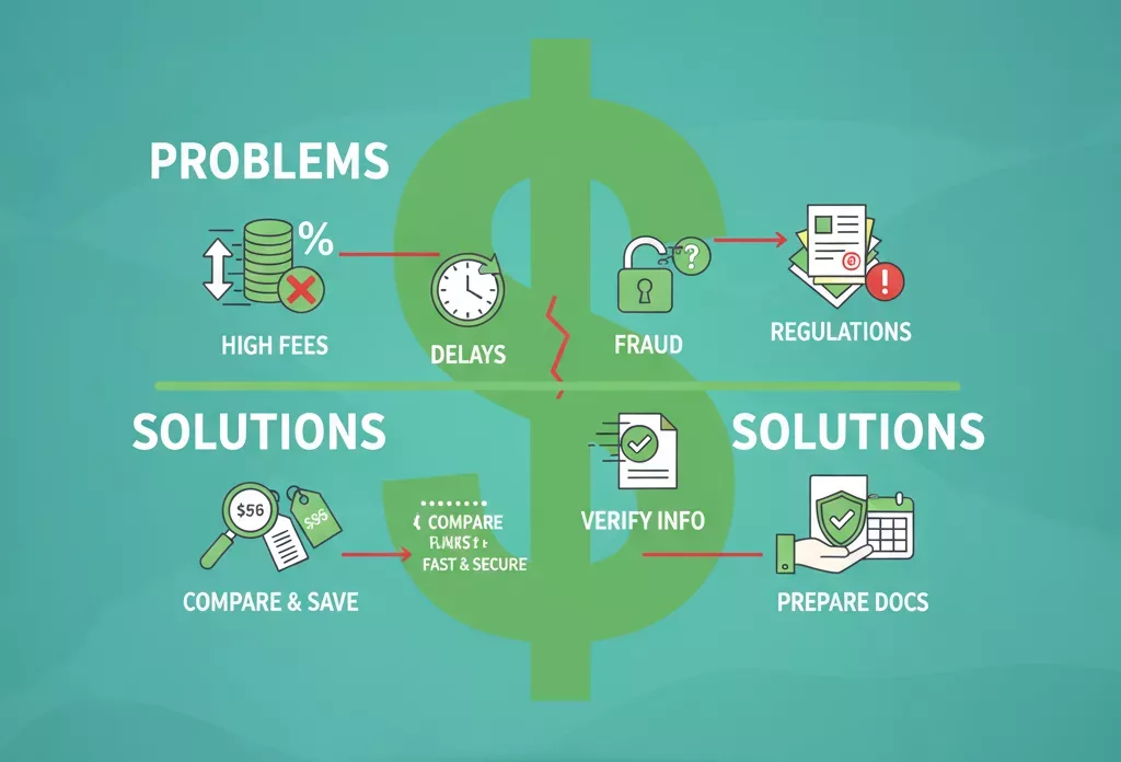 Transferts d’argent Les Problèmes et les Solutions Simples