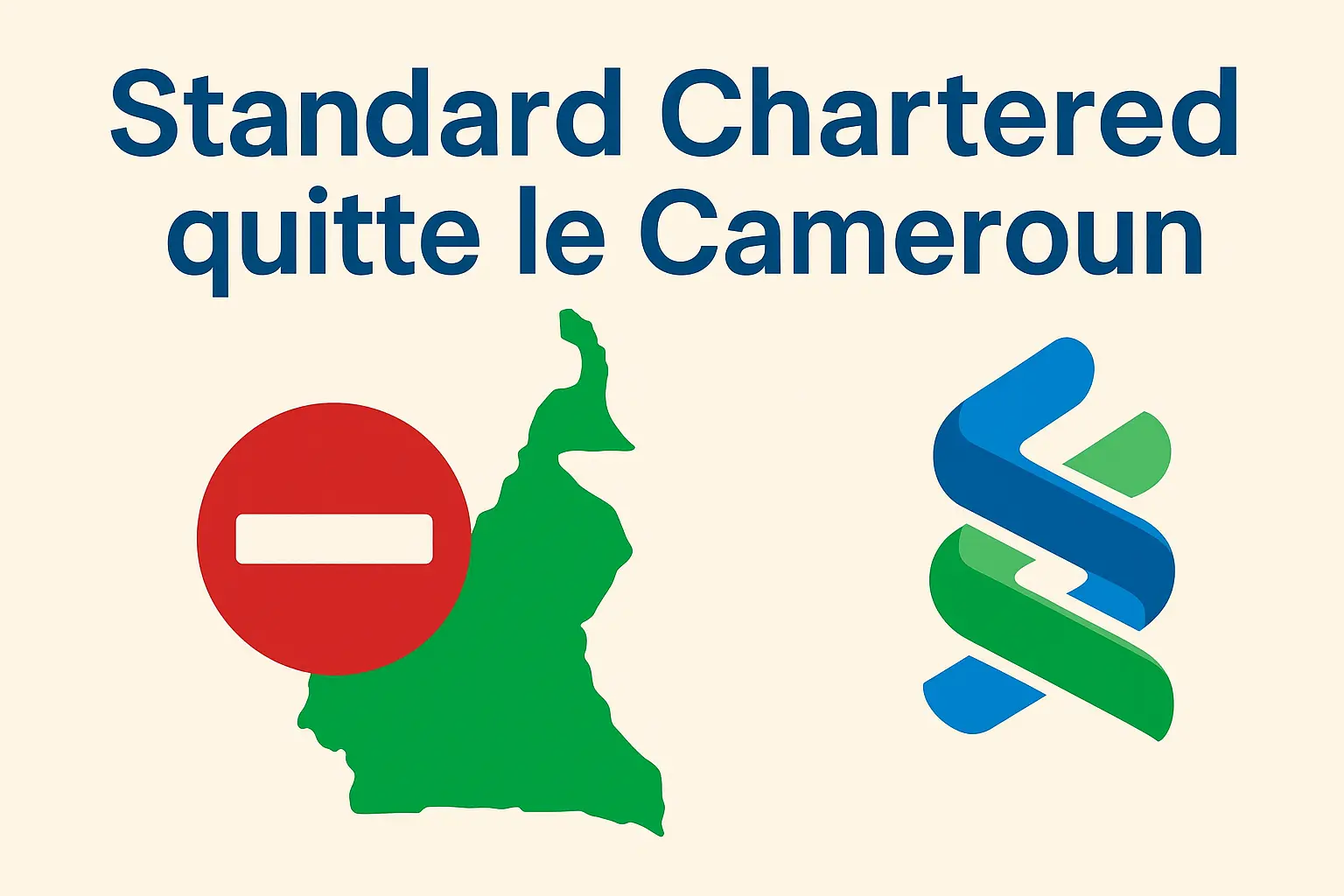 impact du depart de standard chartered du cameroun