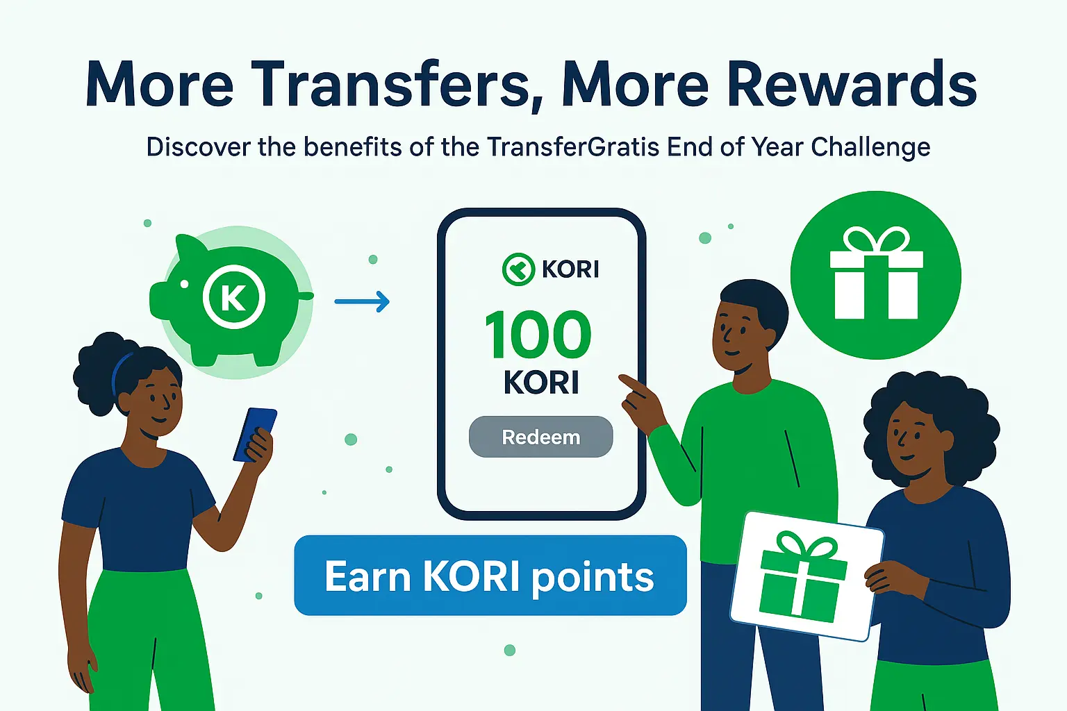 transformez chaque transfert en recompense avec transfergratis