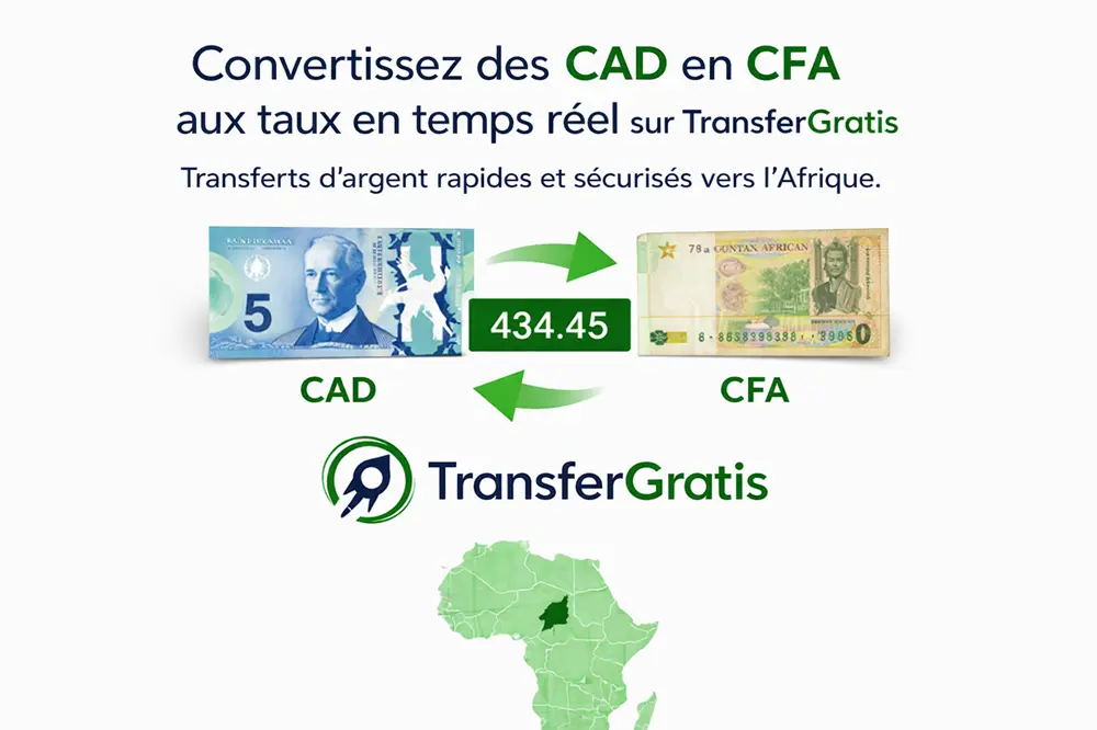 convertir cad en cfa en temps reel
